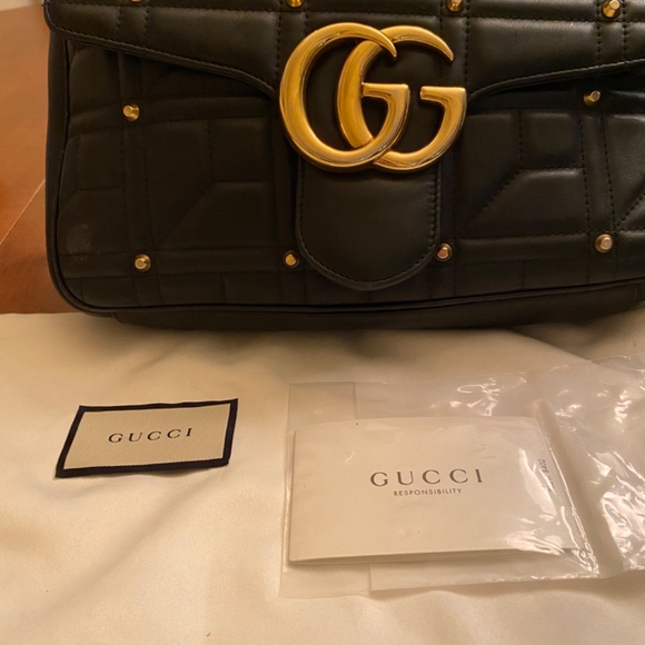 Gucci marmont studded flap bag - Picture 16 of 16